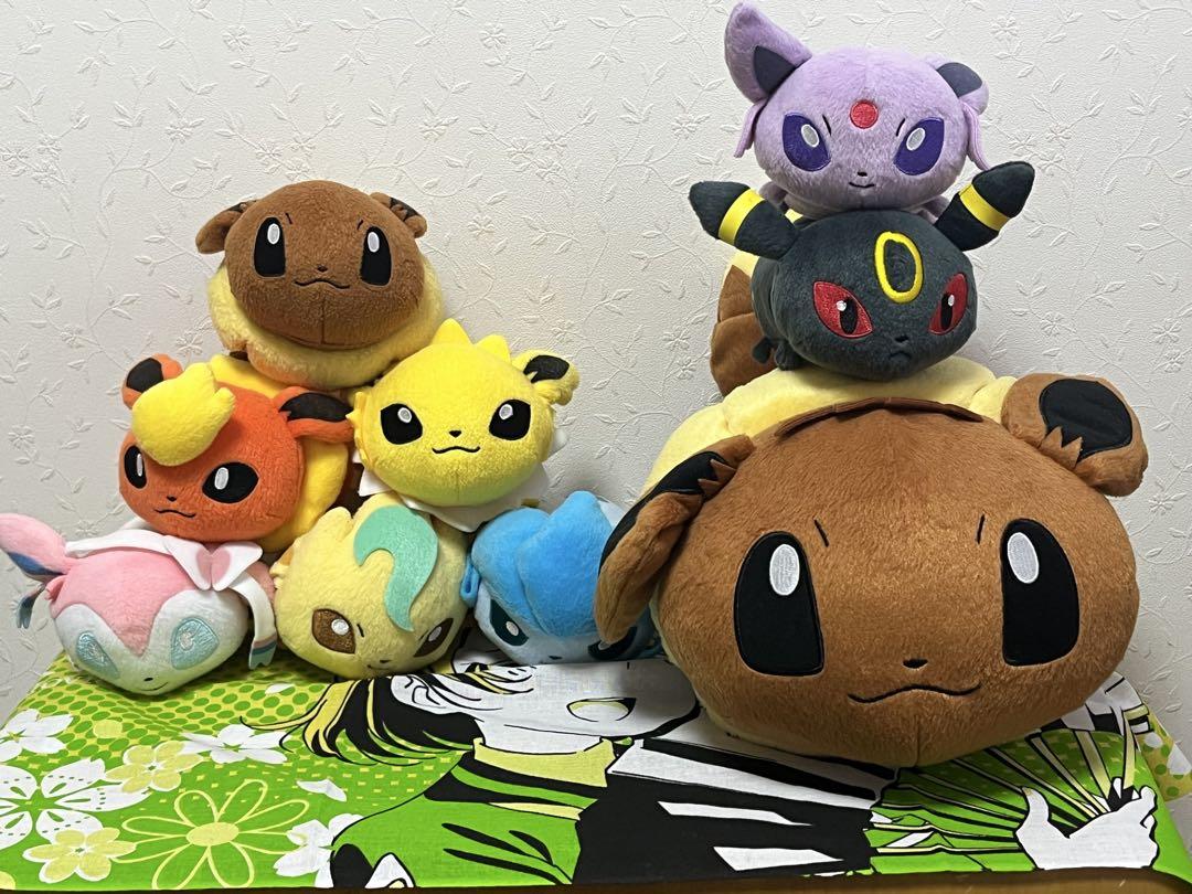 ポケモン　ころりんフレンズ　セット　ピカチュウ　ブラッキー　ブイズ　ぬいぐるみ ポケモン ころりんフレンズ ぬいぐるみ セット ブラッキー