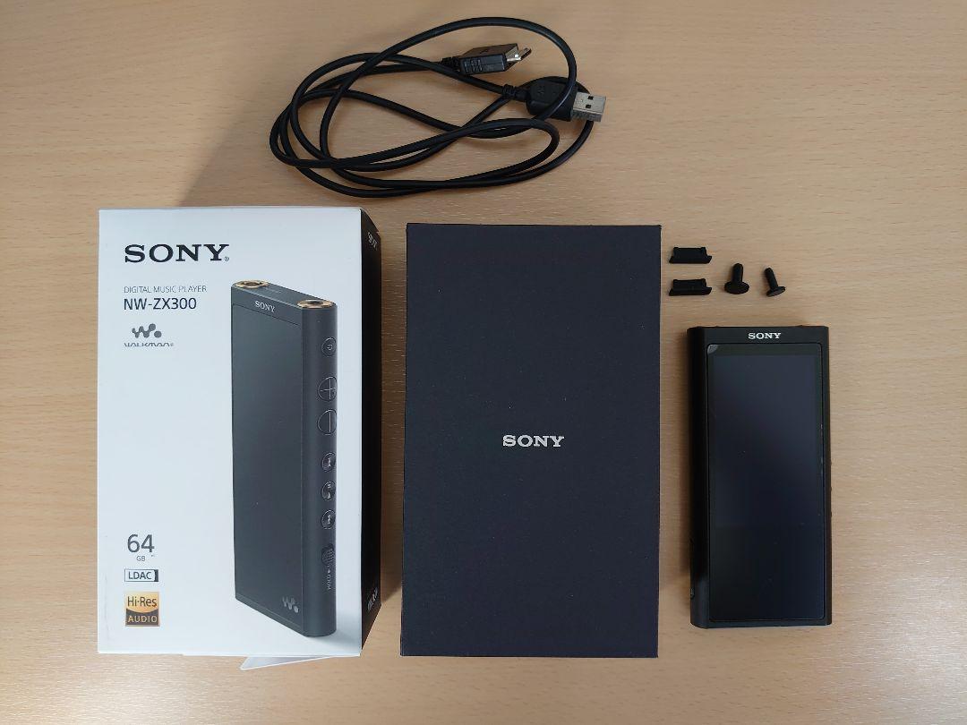【美品】SONY NW-ZX300 64GB ポータブルプレーヤー NW-ZX300シリーズ | ポータブルオーディオプレーヤー WALKMAN