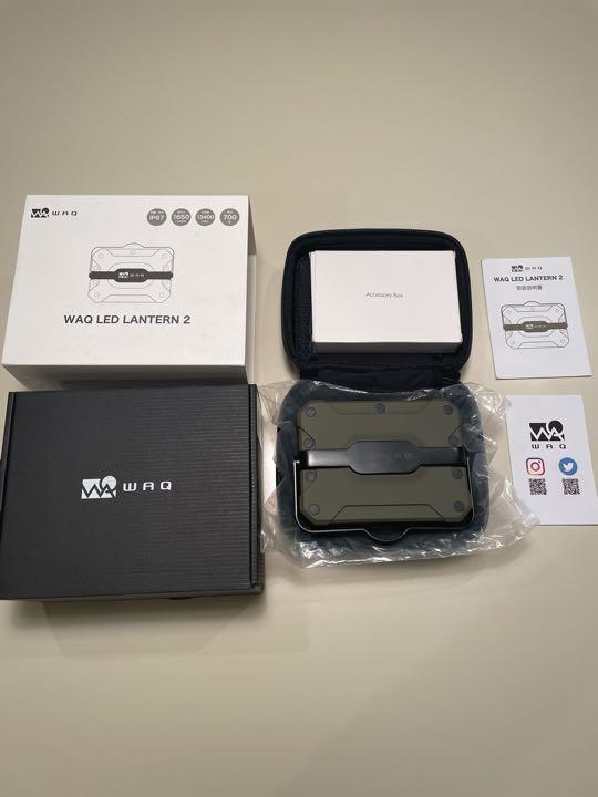 【新品未使用未開封】WAQ LED LANTERN 2 レビュー] WAQ LED Lantern 2 – 進化した新型LEDランタン