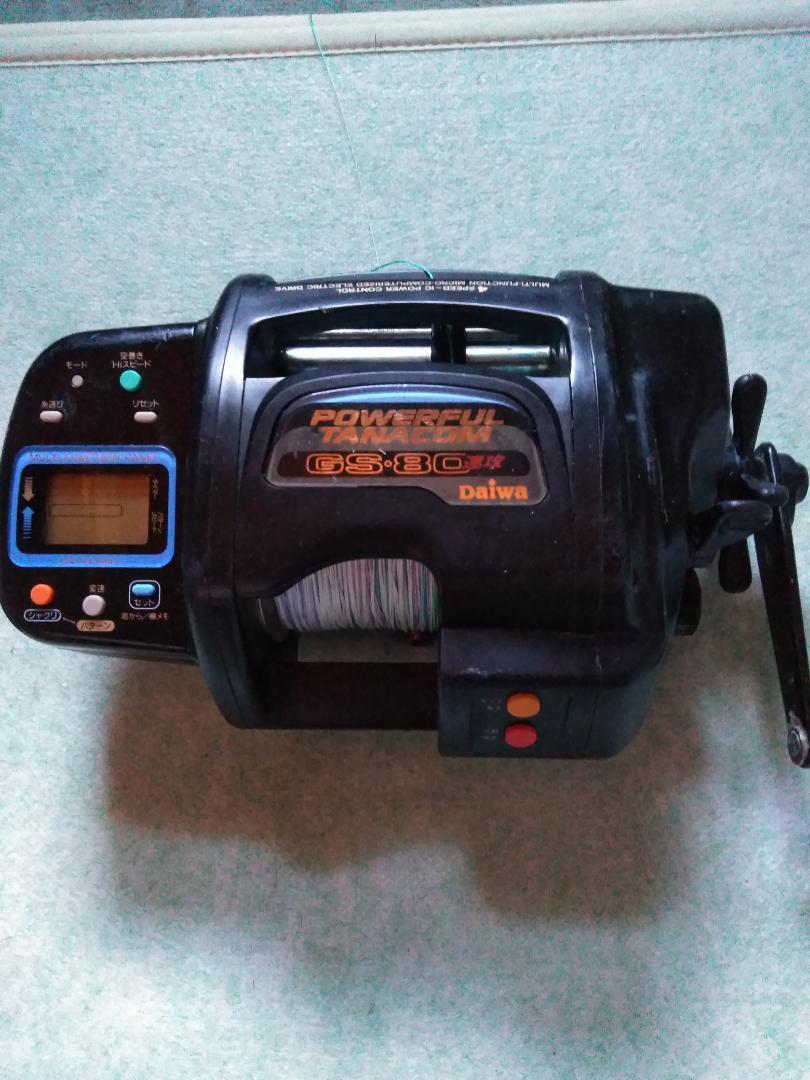 ダイワPOWERFULTANACOM GS.80速攻 大型電動リール ダイワ電動リールパワフルタナコンGS80速攻 （美品 ダイワ