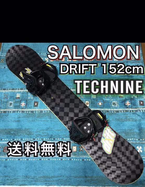 SALOMON152センチビィンディングセットスノーボード板