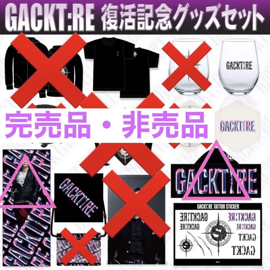 GACKT グッズ　まとめ売り！ GACKT LIVEグッズ(第2弾) | 村雨紫音の喜怒哀楽ブログ