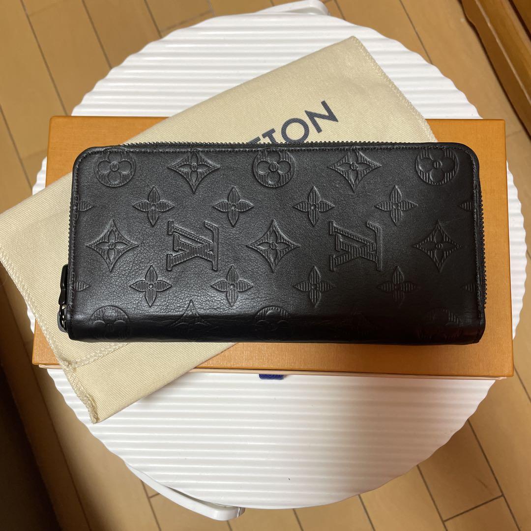 ルイヴィトン モノグラムシャドウ スリム財布 長財布 ヴェル
