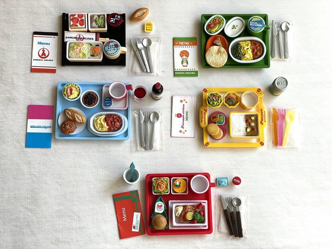 リーメント　世界の機内食 リーメントぷちサンプル 世界の機内食シリーズ まとめ売り