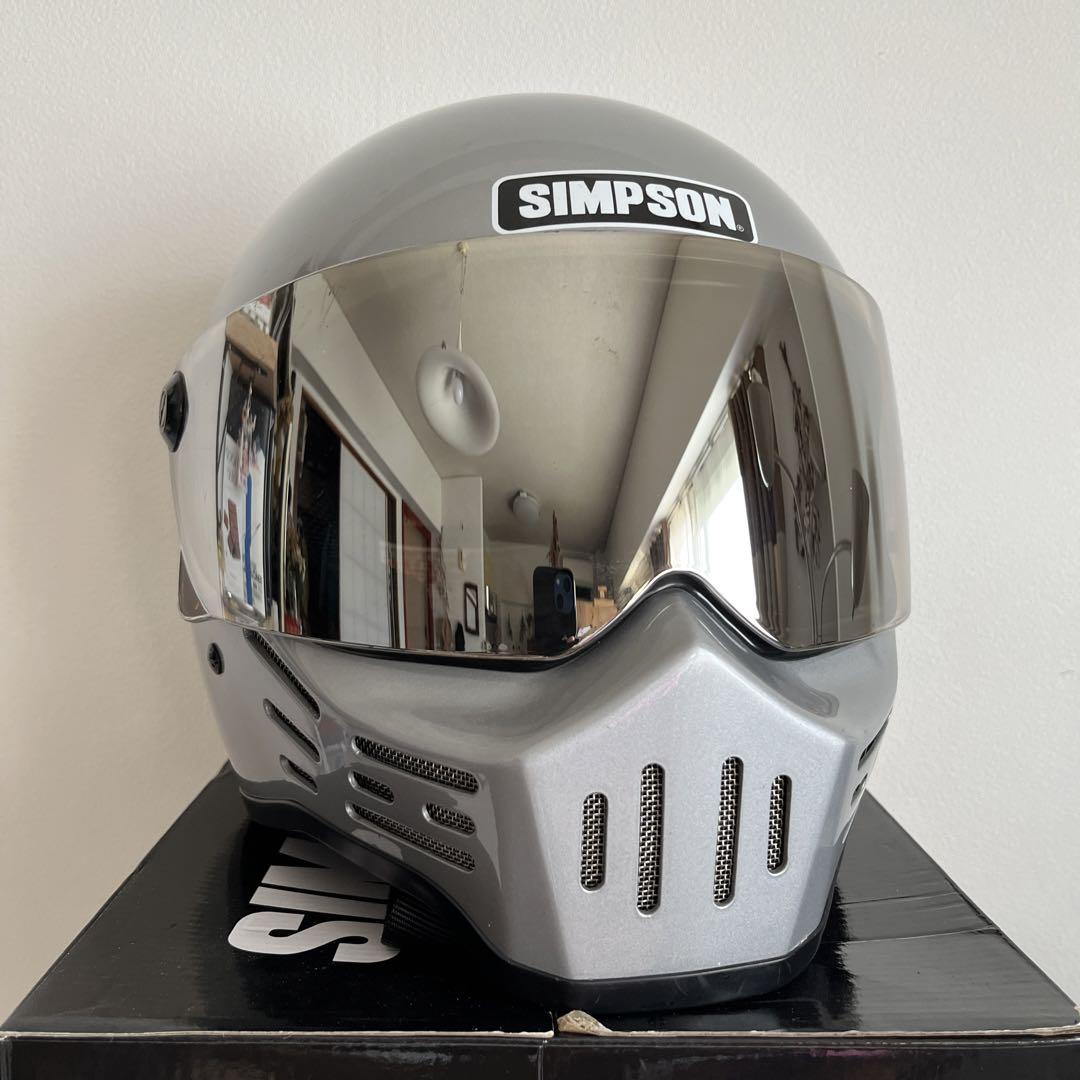 SIMPSON シンプソン　カスタム　ヘルメット M30　59cm 美品 SIMPSON シンプソン カスタム ヘルメット M30 59cm 美品 - メルカリ