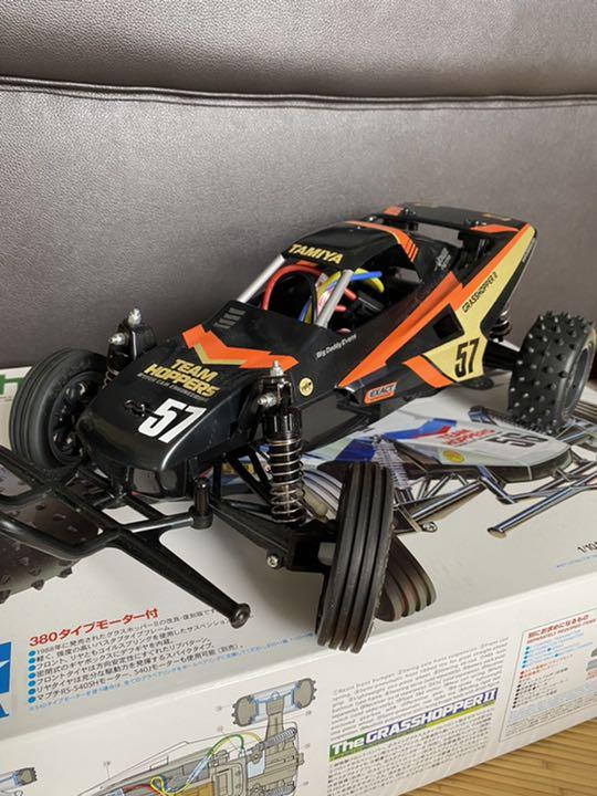 ら*ん様 タミヤ グラスホッパーⅡ ブラックエディション 新品 未開封品 ラジコ グラスホッパーII ブラックエディション (ラジコン) - ホビー