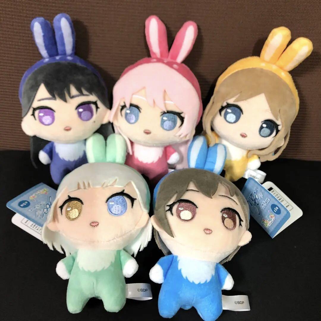 BanG Dream! バンドリ ぬいぐるみ ぷちっしゅ マイゴ うさぎ 全5種 ぷちっしゅ！ MyGO!!!!! うさぎver｜景品情報｜ブシロード