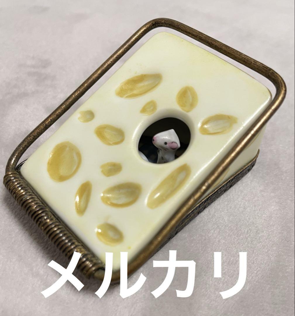 リモージュボックス　ネズミとチーズ　(難あり) リモージュボックス ネズミとチーズ (難あり) （世界でたった一