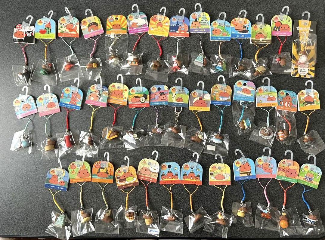 カピバラさん ご当地ストラップ キーホルダー 根付 まとめ売り