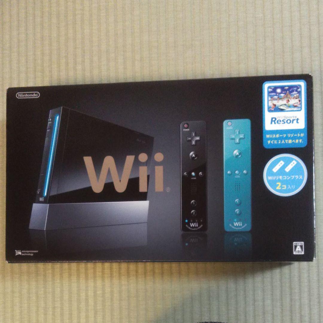 Nintendo Wii本体・Wiiスポーツ Amazon.co.jp: Wii本体 (クロ) Wiiリモコンプラス2個、Wii