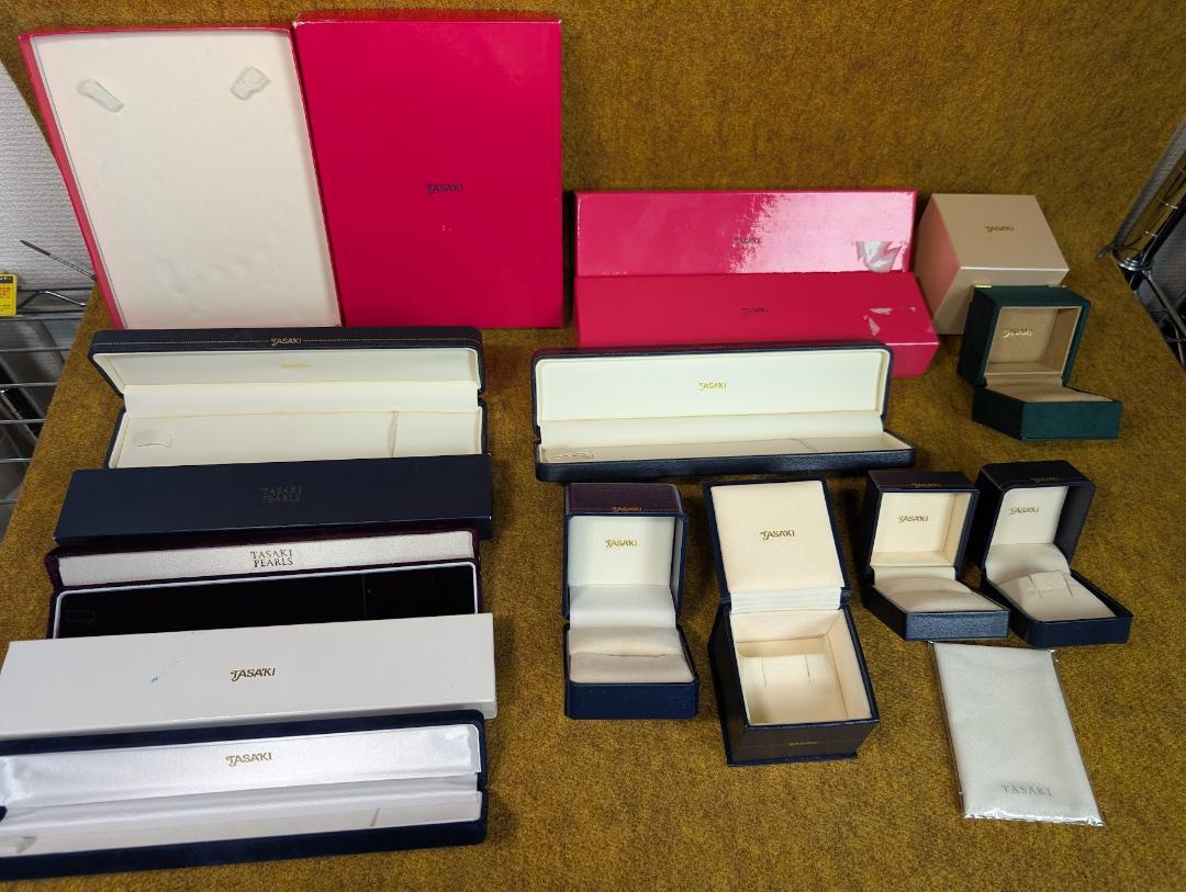TASAKI 空箱　まとめ売り　指輪　真珠　パール　ネックレス　ケース　セット TASAKI 空箱 まとめ売り 指輪 真珠 パール ネックレス ケース