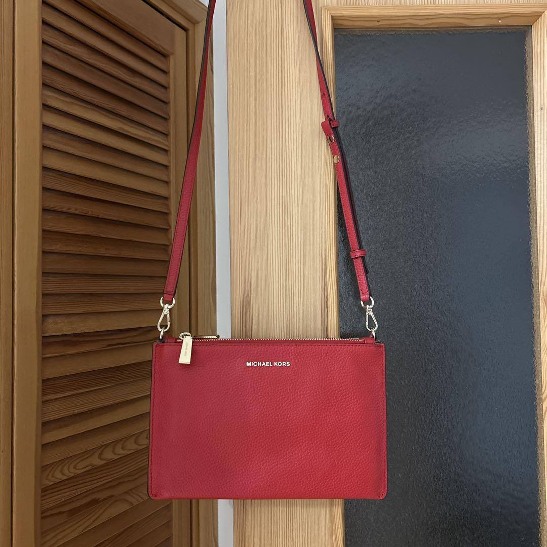 MICHAEL KORS ショルダーバッグ　マイケルコース　赤　レッド マイケルコース ショルダーバッグ レディース レッド MICHAEL