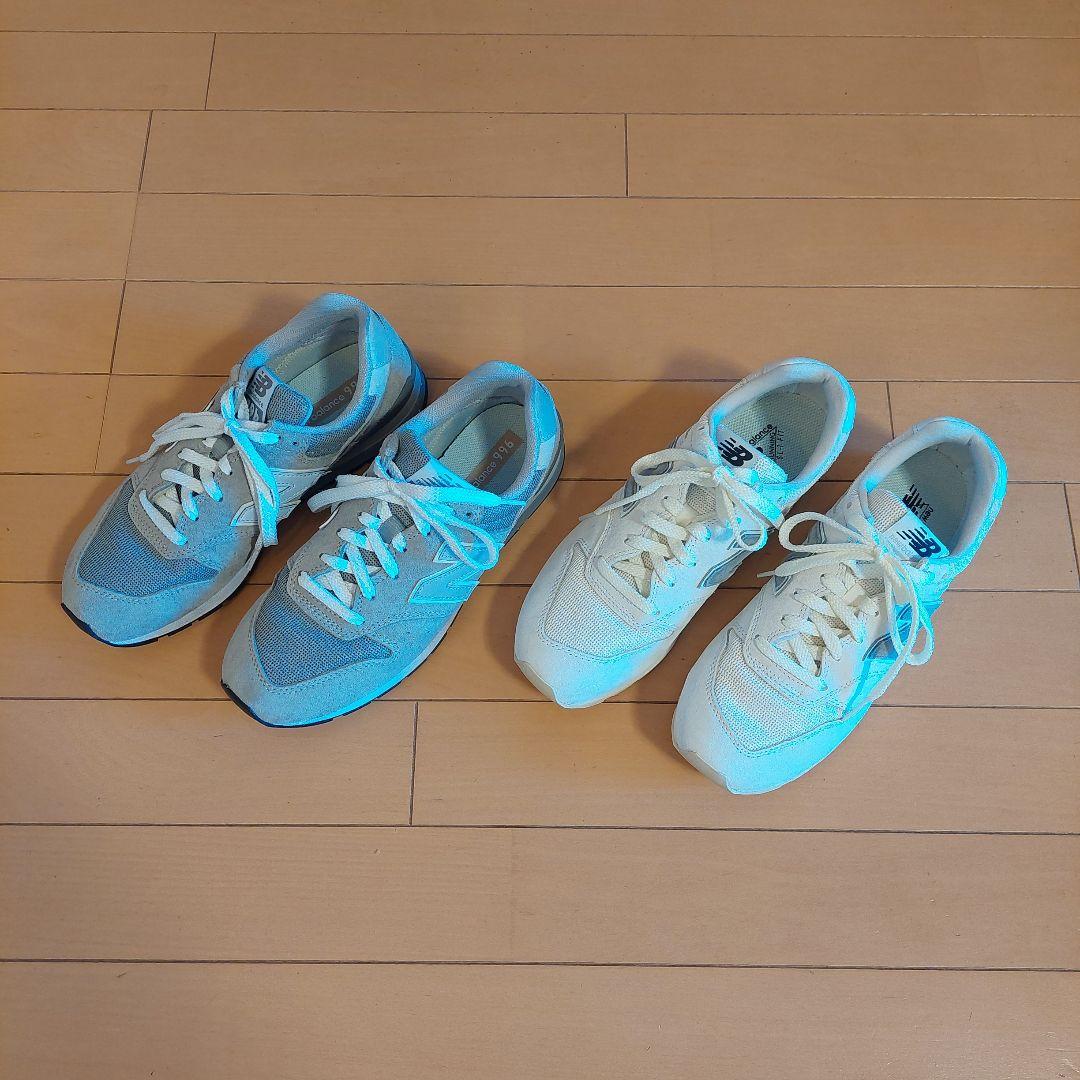 咲希　 new balance996ホワイト　グレー 25センチ2足セット 咲希様専用 new balance996ホワイト グレー 25センチ2足セット