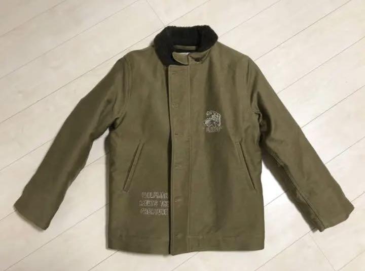 weirdo n1 デッキジャケット　試着のみ　ハンドペイント GLADHAND & Co. - weirdo ウィアード N-1デッキジャケット M L氏