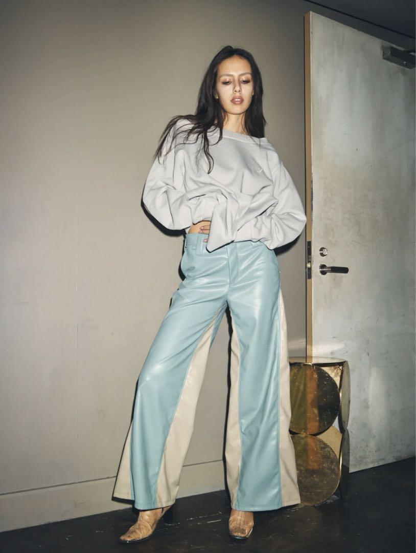 パンツ juemi vintage cloth pants juemi レザーパンツ （今ならほぼ即納！ Vintage Remake JUEMI