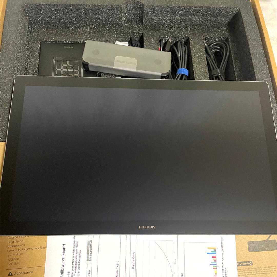 HUION Kamvas Pro 19 本体セット＋保護フィルム＋替え芯10本 huion-kamvas-pro-19-pen-