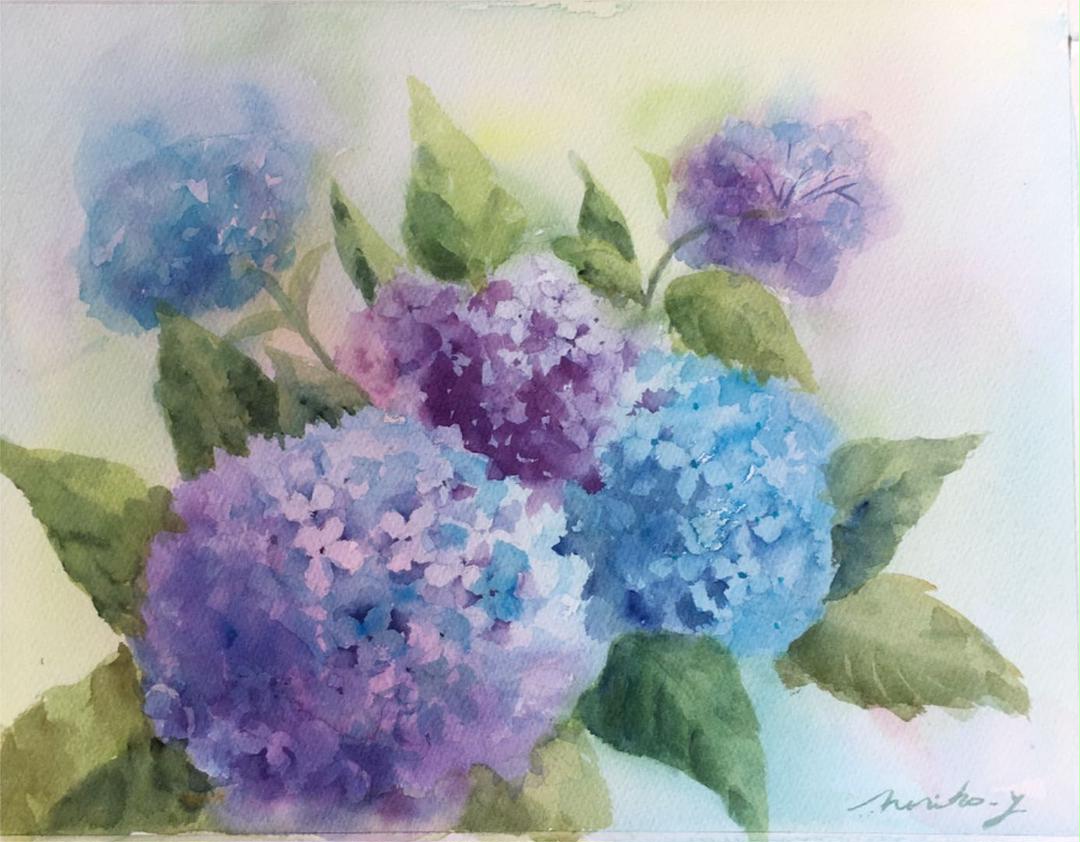 水彩画 太陽光線（水彩画、原画のみ。Not framed） | didi's artfactory