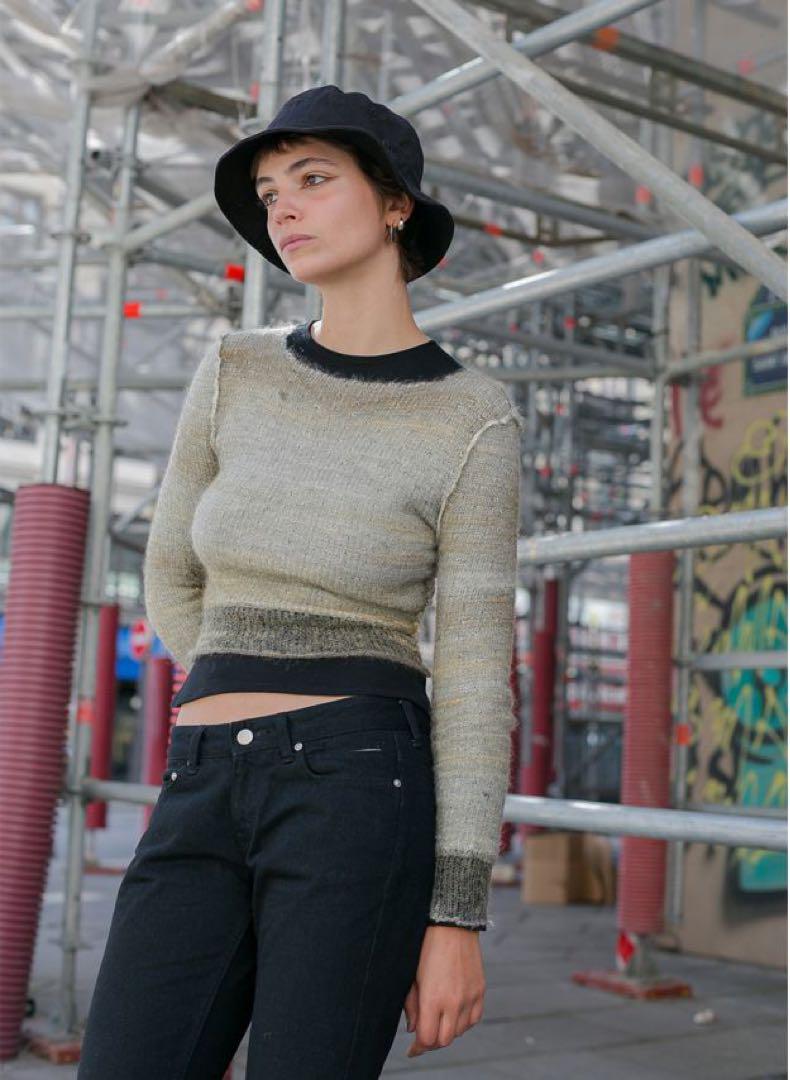 PERVERZE Double Mohair Cropped Tops ニット（PERVERZE mohair