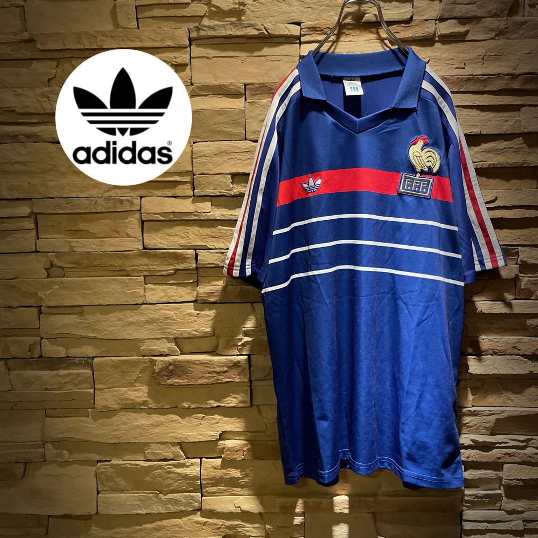 80'sサッカーフランス代表ユニフォーム　プラティニ フランス代表 1982年HOME 激レアユニフォーム プラティニ - メルカリ