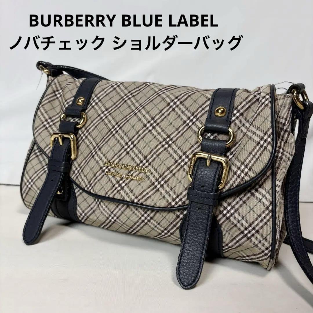 BURBERRY BLUE LABEL ノバチェック ナイロン ショルダーバッグ BURBERRY BLUE LABEL バーバリーブルーレーベル ショルダー