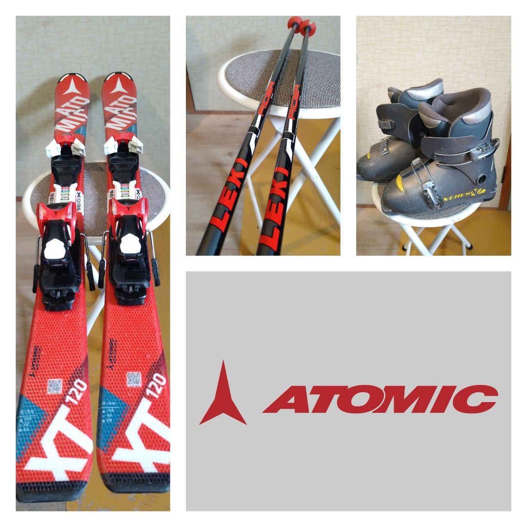 ATOMIC120板他 ジュニアスキー4点セット （楽天市場】スキー