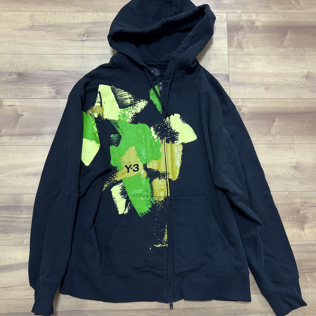 【関税込】新作◆Y-3 ワイスリー◆GRAPHIC LOGO ロゴ パーカー Y-3 (ワイスリー) BIGロゴ プルオーバー パーカー GFX HOODIE
