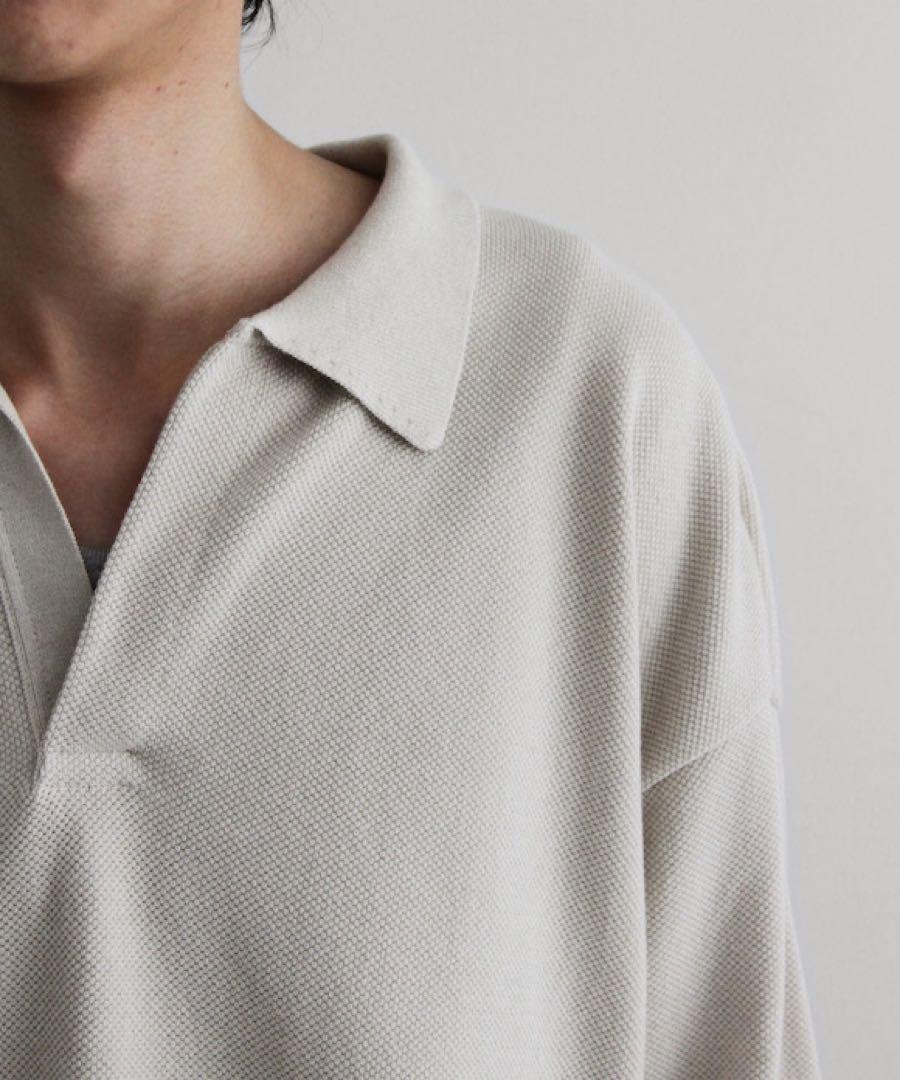 クレプスキュール　crepuscule モススキッパーシャツ crepuscule (Moss Stitch Skipper Ivory) 通販 ｜ SUPPLY TOKYO