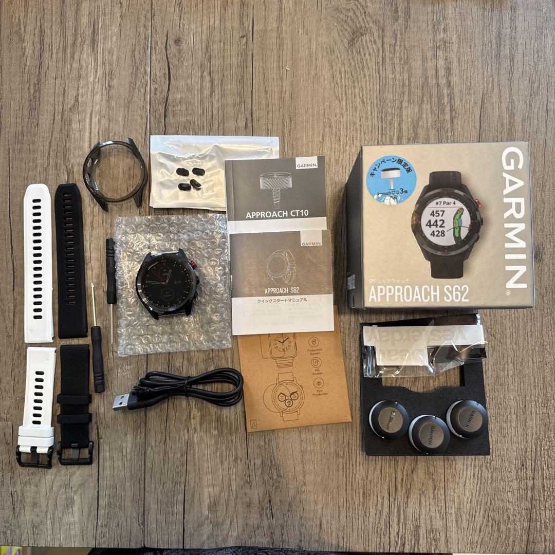 GARMIN APPROACH S62 CT10 3 SET（GARMIN APPROACH S62 CT10 3