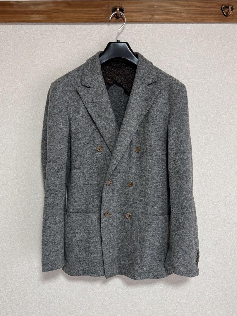 【美品】Sartolio Napoli サルトリオナポリ ダブルブレスト 46 美品】Sartolio Napoli サルトリオナポリ ダブルブレスト 46