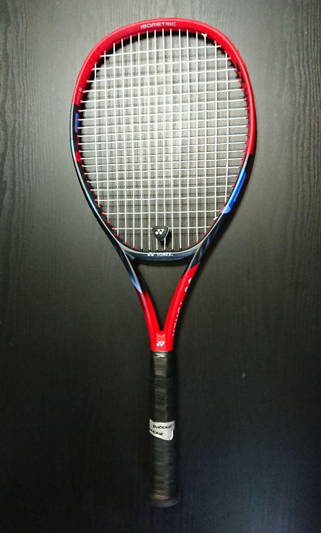 YONEX VCORE 100 2018 G2 グリップ2 美品 YONEX ヨネックス VCORE 100P 硬式 テニス ラケット イエロー