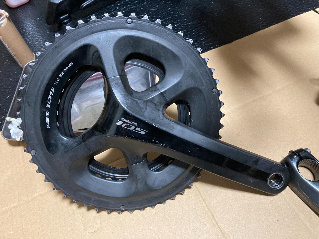 Shimano 105 FC-5800 クランク　53/39 170 Shimano 105 FC-5800 クランク 170mm 53-39 - メルカリ