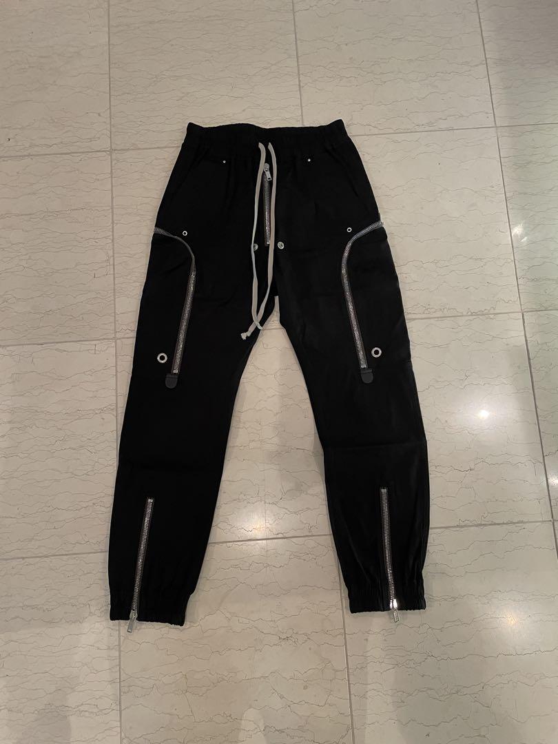 Rick Owens Fogachine S/S 22 ジッパーパンツ Rick Owens // SS 2022 Fogachine Black Drawstring Pant – VSP