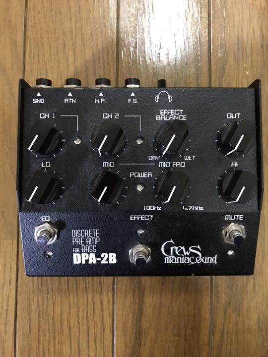 crews DPA-2B PREAMP BASS （Crews Maniac Sound DPA-2B