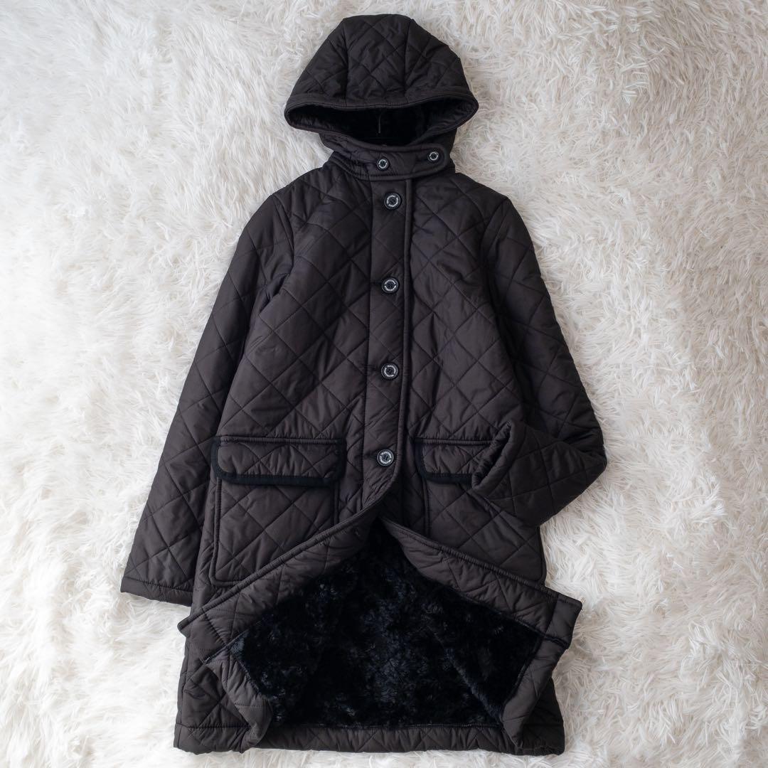 Traditional Weatherwear キルティングロングコート　裏ボア トラディショナルウェザーウェア キルティングロングコート 裏