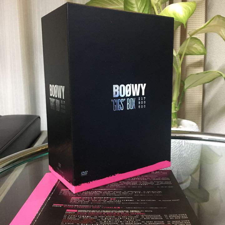 レア美品BOOWY DVDBOX 限定発売品 （GIGS”BOX[DVD] - BOφWY