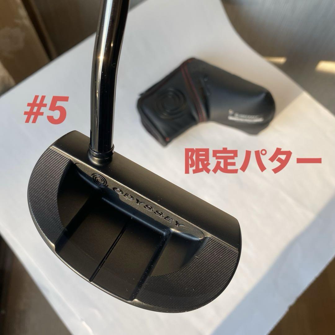 ODYSSEY ホワイトホット ブラックシリーズ#5 34in（パター WHITE