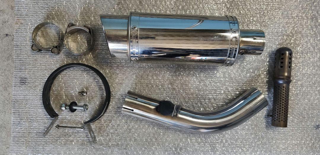 VFR800F RC79 DELKEVIC カーボンマフラー Slip-On Exhaust Set with 8-inch Round Carbon Fiber Mufflers