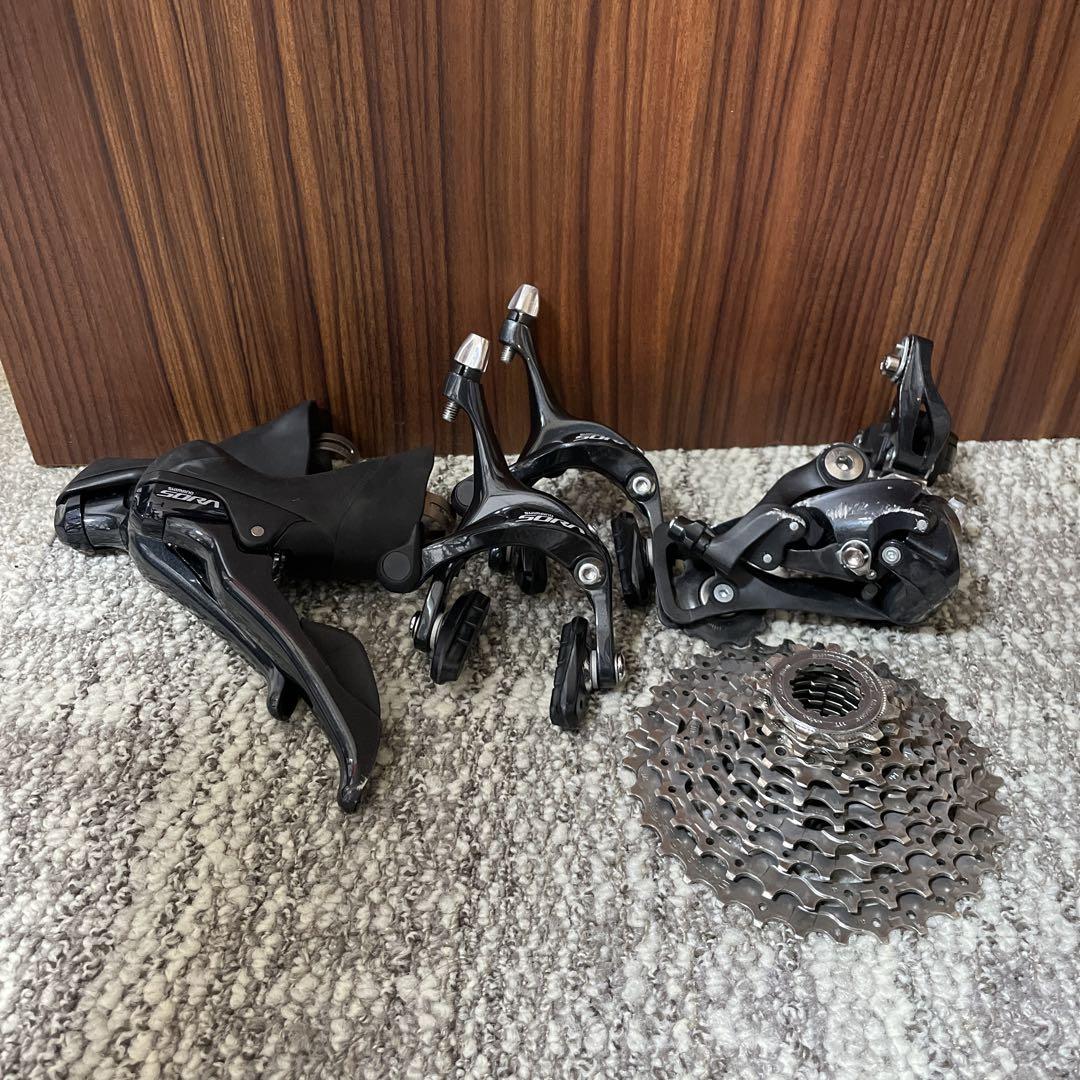 SHIMANO SORA R3000コンポ セット SHIMANO SORA R3000 コンポセット - メルカリ