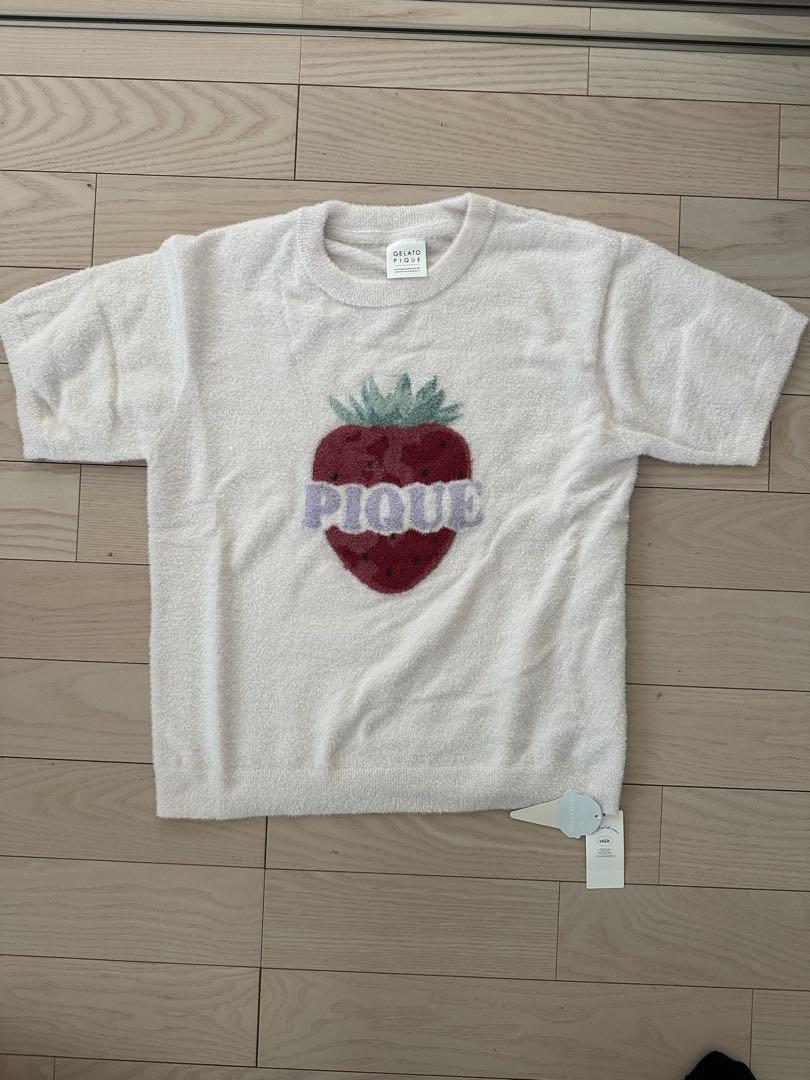GELATO PIQUE イチゴ刺繍 上下（gelato pique パジャマ ルーム