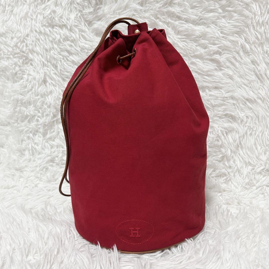 HERMES エルメス コットン ポロションミミルGM ショルダーバッグ