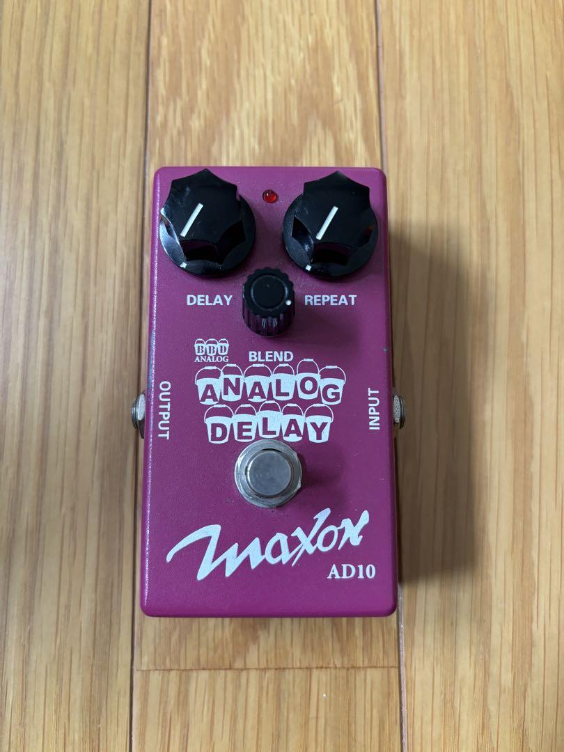AD-9 MAXON アナログ ディレイ マクソン 黒ラベル 機材レビュー】MAXON AD-9 初期型 黒ラベル - おとのぬまちblog.