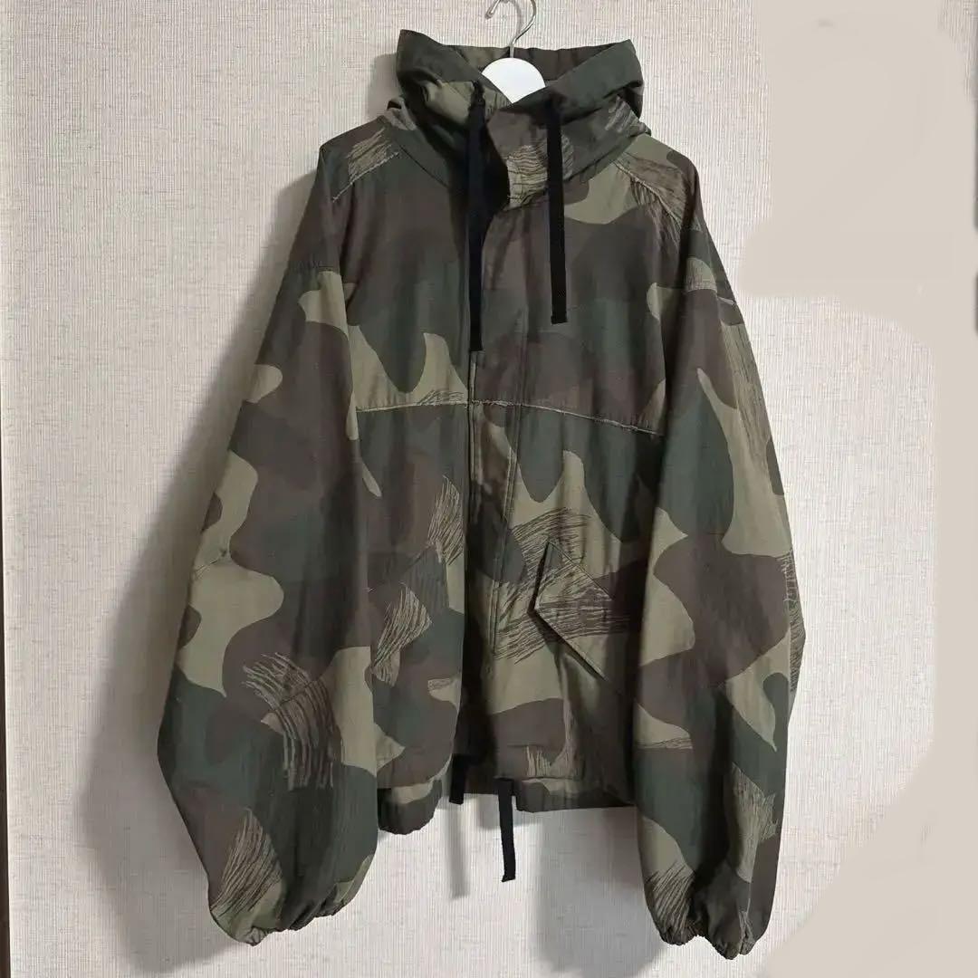 ANCELLM DRILL HOODIE JACKET(BLACK) アンセルム ANCELLM（アンセルム） 2024AW 24AW DRILL HOODIE JACKET Black