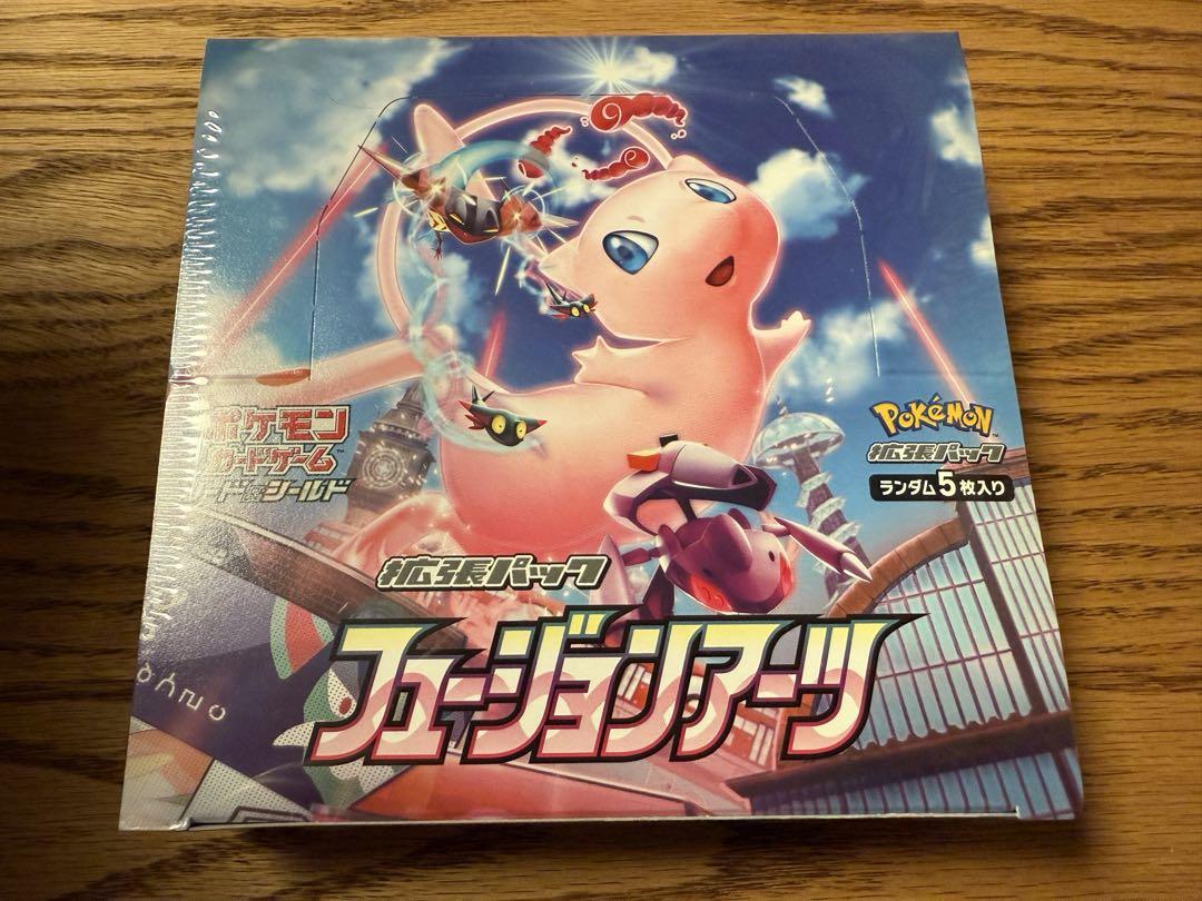 ポケモン - 【新品未開封】フュージョンアーツ 1BOX シュリンク付 ポケモンカード Pokemon ポケモンカードゲーム ソード＆シールド 拡張パック