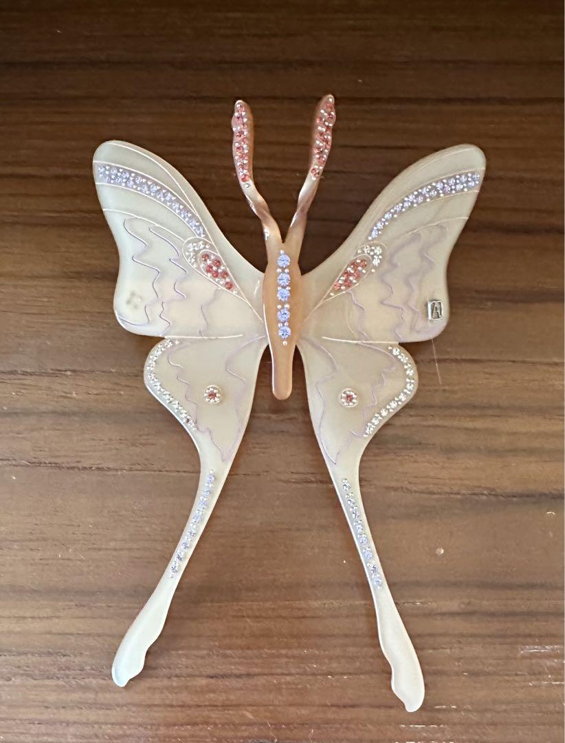 めるえむ★【美品】アレクサンドルドゥパリ　butterfly バレッタ★ バレッタ (8 cm)｜ALEXANDRE DE PARIS（アレクサンドル ドゥ パリ）