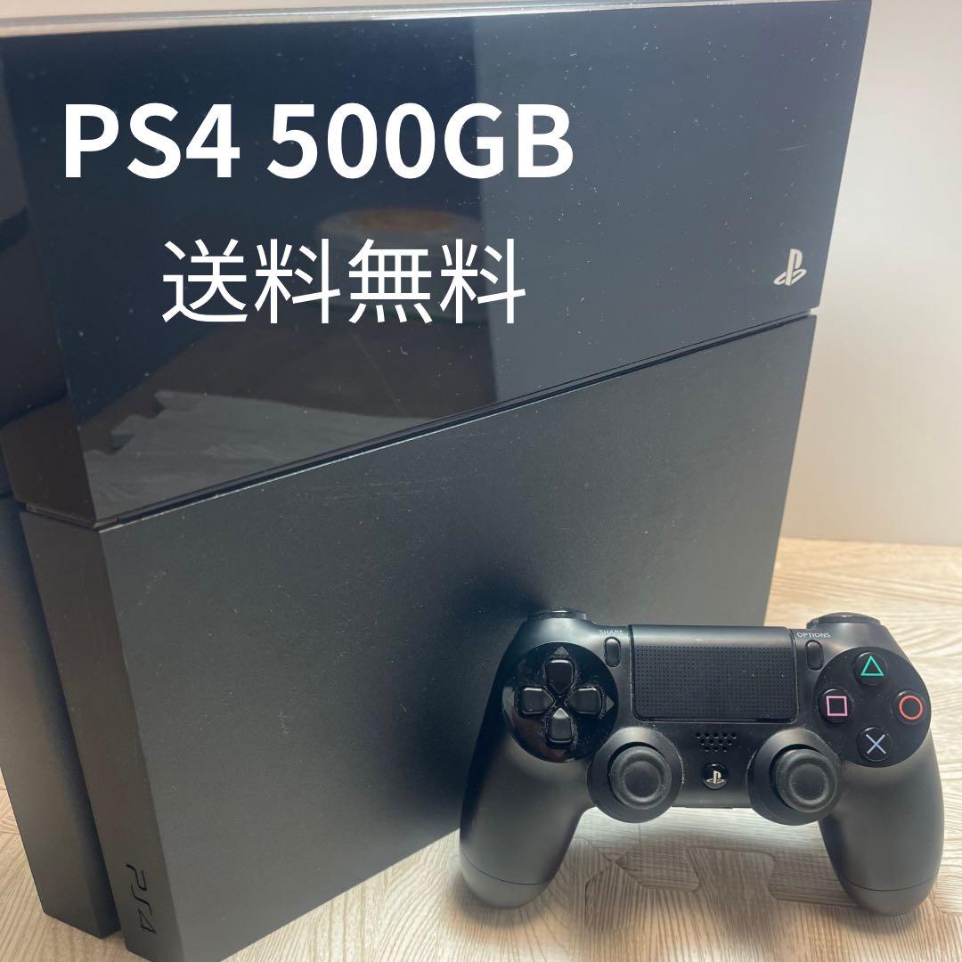 SONY/PS4/500GB/本体/黒/CUH-1000A/コントローラー付き （信頼も