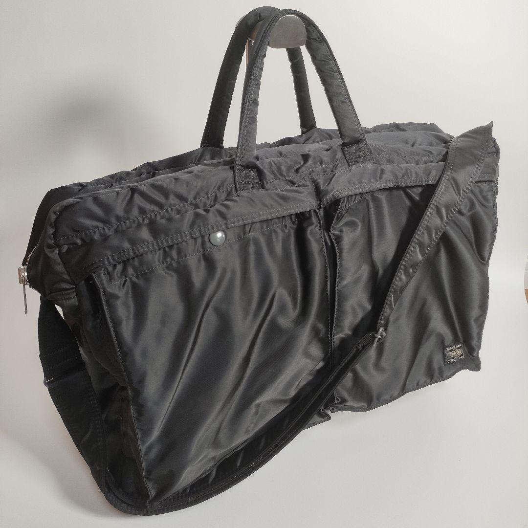 極美品　ポータータンカー　ダッフルバッグ　2way ブラック ⭐️極美品⭐️ ポーター タンカー 2way ダッフルバッグ L