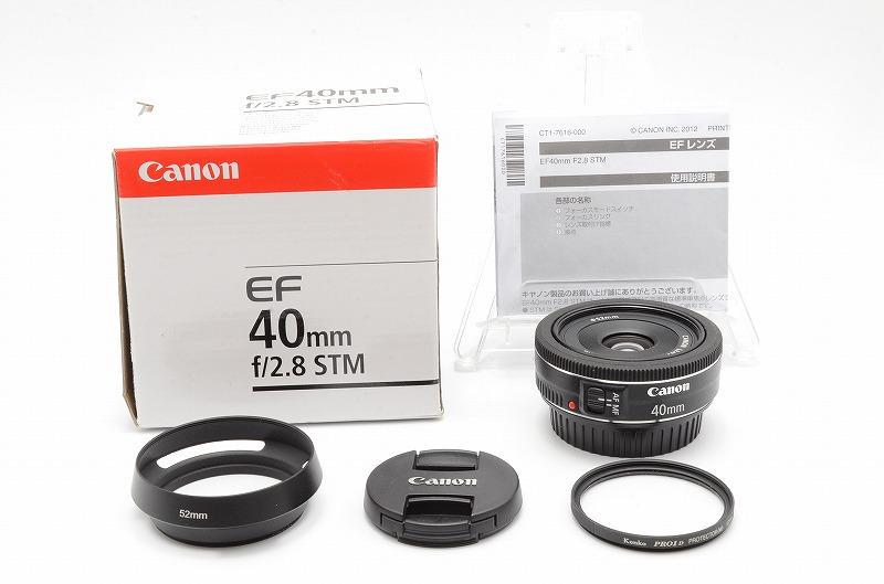 ☆超美品☆ キャノン EF 40mm F2.8 STM 元箱一式 Canon（食品