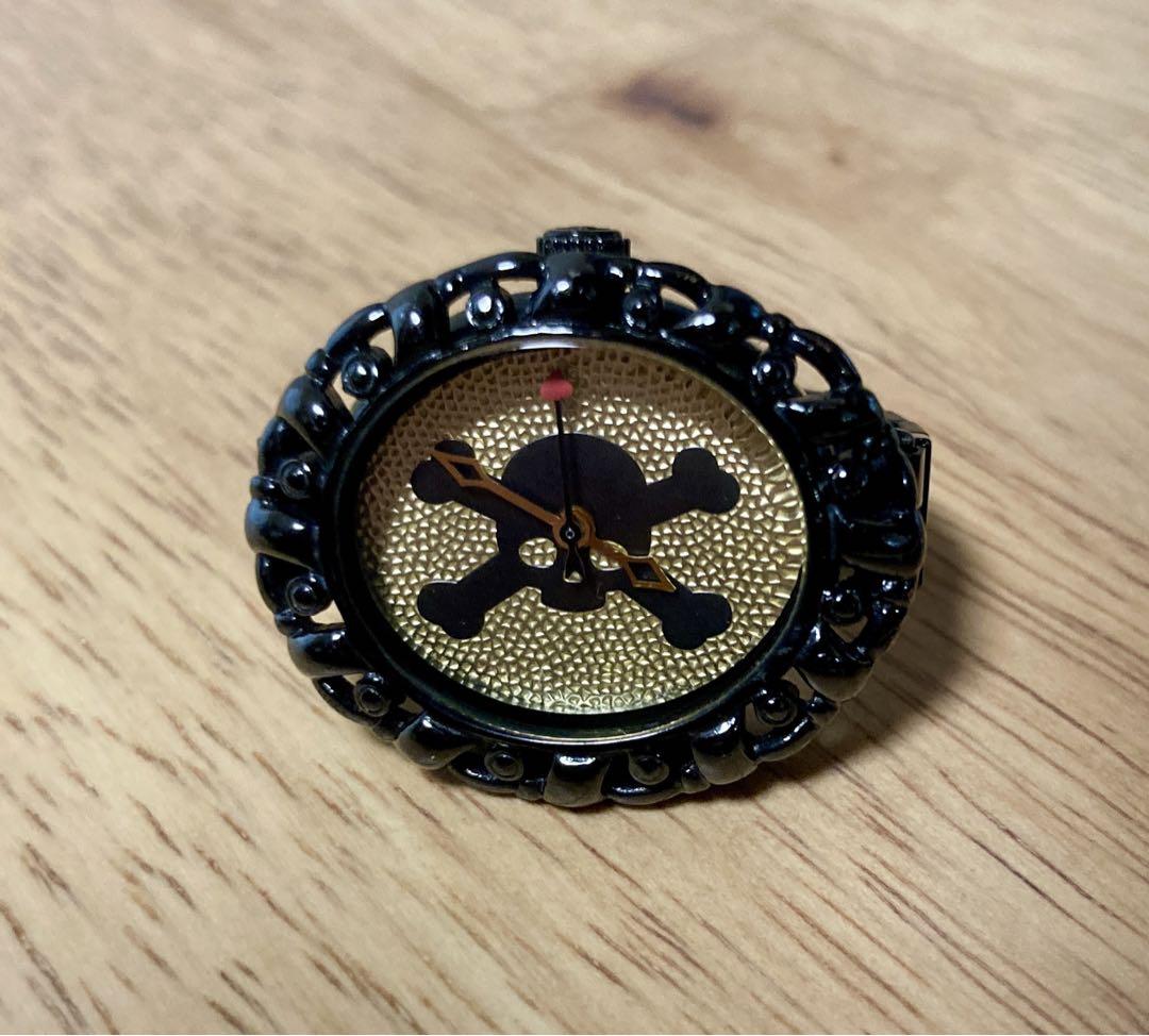 Vivienne Westwood リングウォッチ ブラック×スカル Vivienne Westwood リングウォッチ ブラック×スカル(小文字