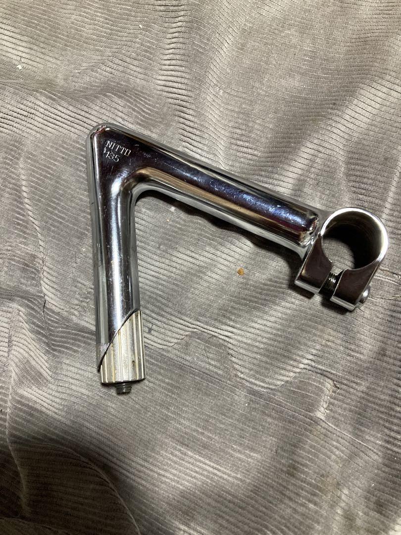 NJS 競輪　ステム　130 58° NITTO NJS KEIRIN Stem 110mm 22.2mm 25.4mm Steel Track Pista