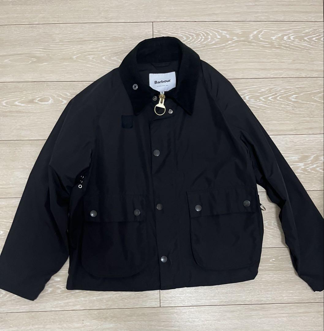 Barbour レディース　ノンオイル2022年春の別注モデルSサイズ ブラック Barbour レディース ノンオイル2022年春の別注モデルSサイズ